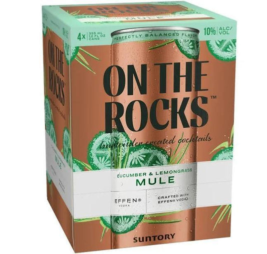 On The Rocks Cucumber & Lemongrass Mule 4-pack